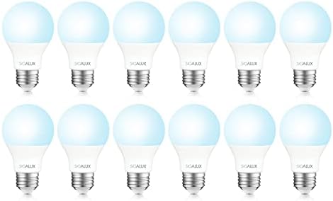 Sigalux LED Ampuller 100 Watt Eşdeğeri, A19 Gün ışığı 5000K Beyaz Standart Ampuller, Kısılabilir Olmayan 13W Enerji
