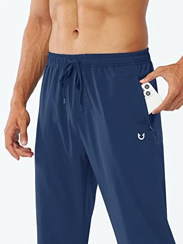 NORTHYARD erkek Atletik Koşu Joggers Egzersiz spor salonu pantolonu Hafif koşu pantolonları Açık Hem Sweatpants