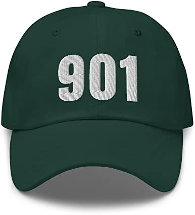 901 Şapka Memphis TN Şapka Cep Telefonu Alan Kodu 901 geniş şapka İşlemeli Baba Şapkası beyzbol şapkası