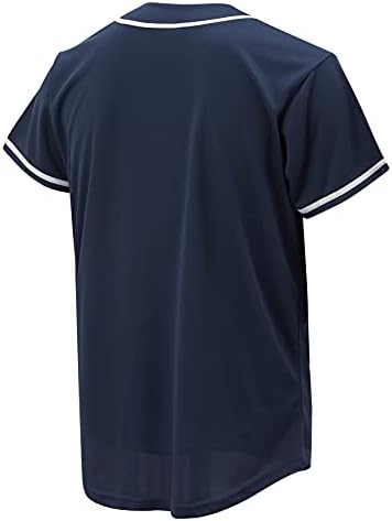 Erkekler ve Kadınlar için Beyzbol Forması, Özel Düğmeli Gömlek için beyzbol Gömlekleri, Hipster Hip Hop Spor Üniformaları