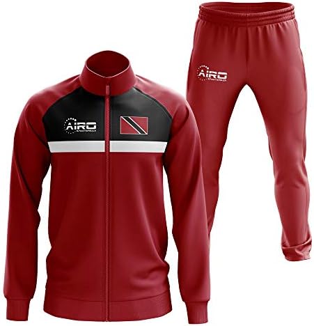Airo Sportswear Trinidad ve Tobago Konsept Futbol Eşofman Takımı (Kırmızı)