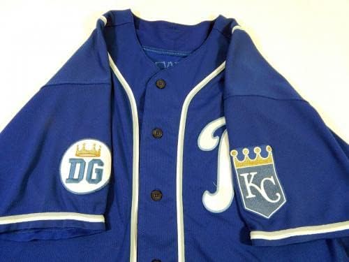 2020 Kansas City Royals Alec Zumwalt 33 Oyun Verilen Pos Kullanılan Mavi Jersey DG P 7 - Oyun Kullanılan MLB Formaları