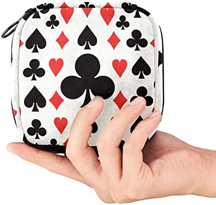 Hijyenik kadın bağı saklama çantası, Poker Kartları regl Kupası Kılıfı, Taşınabilir hijyenik kadın bağı Pedleri saklama