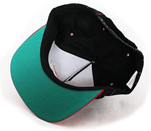 Vintage Cesaret 90'lı Snapback Şapka Kap Siyah
