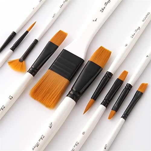 LİRUXUN Boyama Fırçaları Bez çanta seti Profesyonel Sanat Çizim Ahşap Saplı Fırça Kalemler Kırtasiye