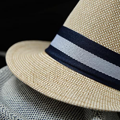 Şapka Gölge ile Erkekler ve Kadınlar Retro Caz Şapka Katı İngiliz güneş şapkası Seyahat güneş şapkası Dev Şapka