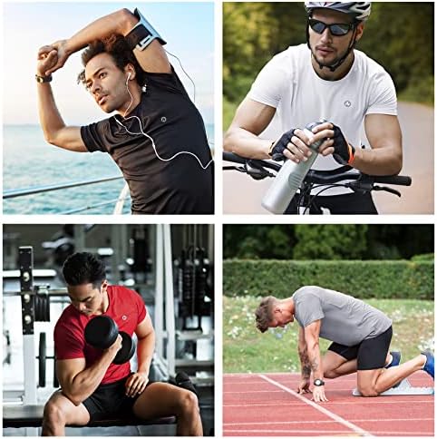 Nepest Kısa / Uzun Kollu Egzersiz T-Shirt Erkekler için, Kuru Fit Nem Esneklik Performans Atletik Crewneck Spor Tee