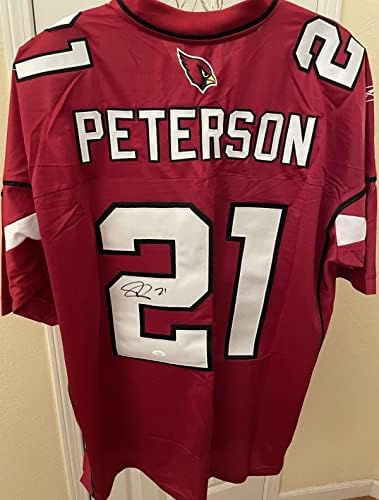 Patrick Peterson imzalı Arizona Cardinals otantik Reebok dikişli jersey (JSA) İmzalı NFL Formaları