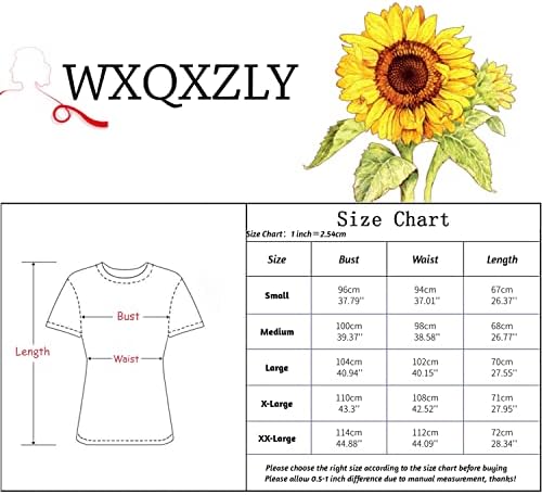 Yayılmış İyilik Gömlek Kadınlar için Komik Kır Çiçeği Grafik Baskı Tee Yaz Kısa Kollu Pozitif Söyleyerek İlham Tee