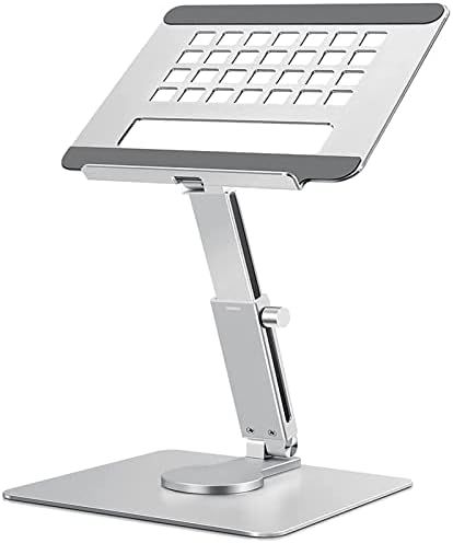 AMABEAbjbzj laptop standı Tablet Standı Masası Yükseltici Rotasyon Çok Açılı Yüksekliği Ayarlanabilir Katlanabilir