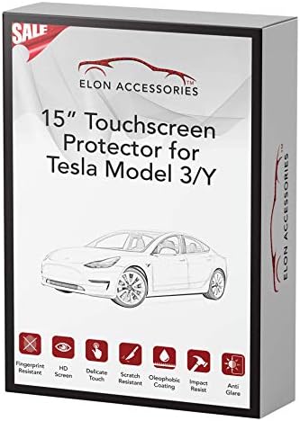 2022 & 2023 Tesla Model Y Ekran Koruyucu ve Tesla Model 3 Ekran Koruyucu: Mat Temperli Cam, Mükemmel Uyum, Kolay ve