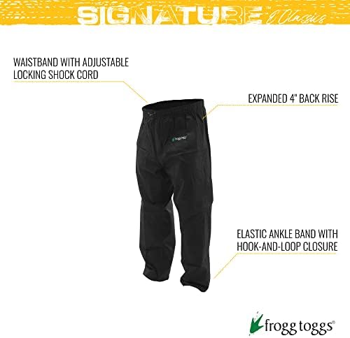 FROGG TOGGS erkek Klasik Pro Eylem Su Geçirmez Nefes Yağmur Pantolon