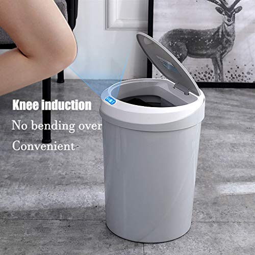NEOCHY Kapalı Çöp Kutuları Mutfak Oturma Odası Yatak Odası Banyo Otomatik İndüksiyon Kick Yumru çöp tenekesi Şarj