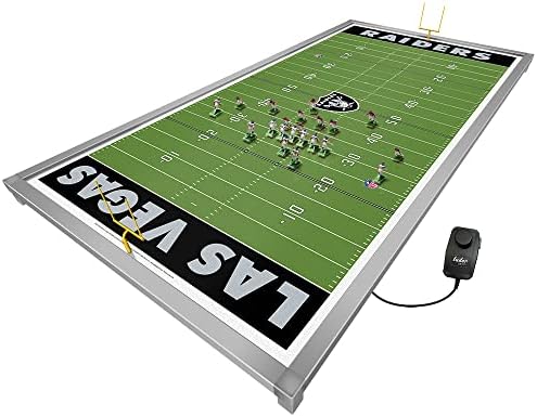 Tudor Oyunları Las Vegas Raiders NFL Ultimate Elektrikli Futbol Seti-Şap Çerçevesi, 48 x 24 Saha
