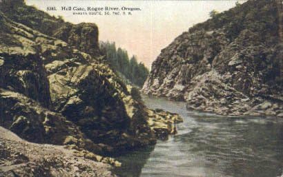 Rogue Nehri, Oregon Kartpostalı