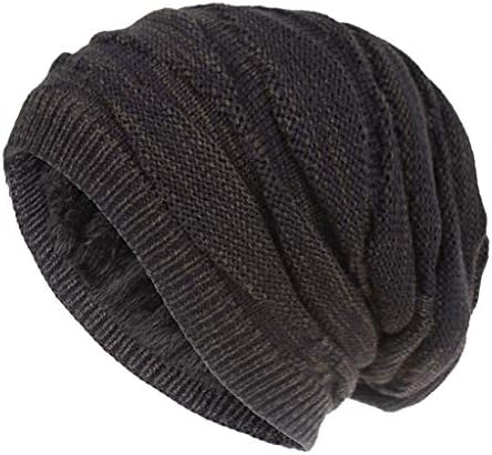 Örme şapka kış peluş Unisex sıcak tutmak şapka pamuk Kayak moda beyzbol kapaklar şapkalar