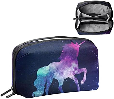 Su geçirmez Kozmetik Çantaları, Yıldızlı Gökyüzü Galaxy Unicorn Seyahat Kozmetik Çantaları, Çok Fonksiyonlu Taşınabilir