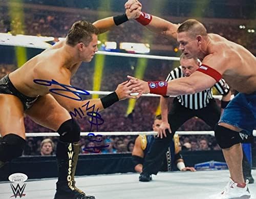 WWE Özel The Miz İmzalı İmzalı 11x14 Fotoğraf JSA Otantik 5-İmzalı Güreş Fotoğrafları