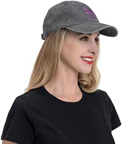 NUTTAG Aile İçi Şiddet Farkındalık beyzbol şapkası Yıkanabilir Ayarlanabilir beyzbol şapkası kadın erkek Kovboy şapkaları