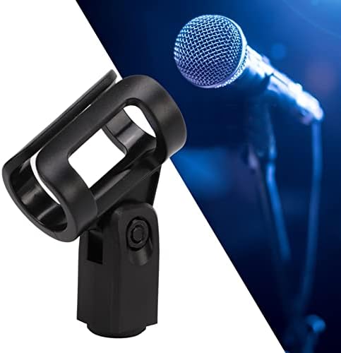 Vıfemıfy Evrensel Mikrofon Klip Mikrofon Tutucu ile 5/8 Erkek 3/8 Dişi dişli vida Adaptörü için Mikrofon Standı, Tutamak