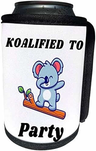 Koala'nın 3dRose Cool Görüntüsü, Partiye Koalize Edilmiş Metin ile-Can Soğutucu Şişe Sargısı (cc-372199-1)