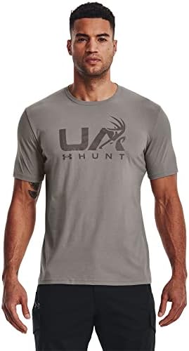 Zırh altında erkek Boynuz Avı Logo Tişört