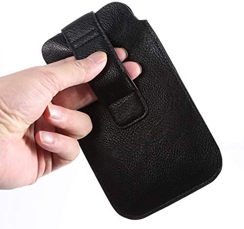 Telefon Kılıfı Evrensel Deri Çanta Kemer Kılıfı Samsung ile Uyumlu iPhone ile uyumlu, Deri Çanta Cüzdan Telefon Kılıfı