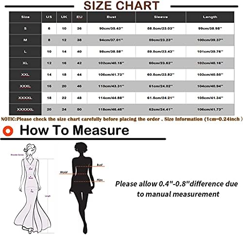 NOKMOPO Elbiseler Kadınlar için 2023 Parti Rahat Rahat Yuvarlak Boyun / Yaprak Baskı Uzun Kollu Elbise