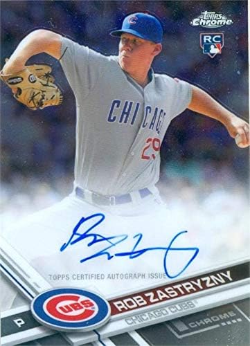 İmza Deposu 650199 Rob Zastryzny İmzalı Beyzbol Kartı-Chicago Cubs - 2017 Topps Krom Çaylak No.RARZ
