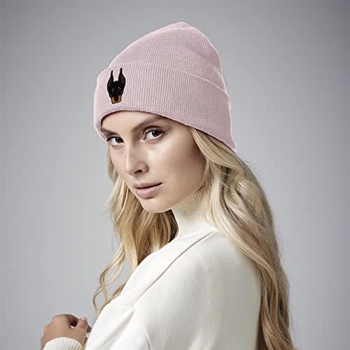 Patlama Düzenli Giyim Doberman Bere Örgü Şapka-Kadınlar için Köpek Severler Hediyeler-Kadınlar için Kışlık Şapkalar