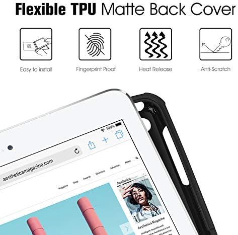 Fintie manyetik stant iPad kılıfı 6th / 5th Nesil- [Çoklu Güvenli Açılar] Darbeye Dayanıklı Sağlam Yumuşak TPU arka