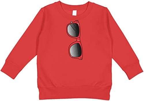 Amdesco Kırmızı Güneş Gözlüğü Yürümeye Başlayan Çocuk Sweatshirt