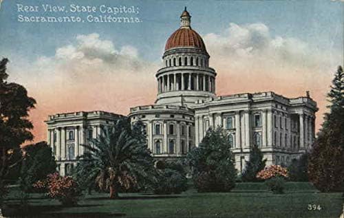 Dikiz, Eyalet Başkenti Sacramento, California CA Orijinal Antika Kartpostal