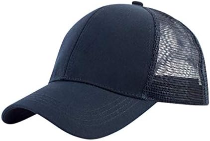 Unisex Renk Şapka Açık Katı beyzbol şapkası Açık güneşlikli kep Nefes Şapka Yıkanabilir Örgü Geri beyzbol şapkası