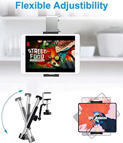 Tablet Tutucu Masa/Kabine Montaj,telefon Kelepçe Braketi iPad iPhone Samsung ile uyumlu 4-13 Tabletler ve Akıllı Telefonlar